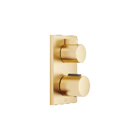 DORNBRACHT IMO Thermostat à encastrer avec réglage de débit et robinet d'arrêt intégré laiton brossé