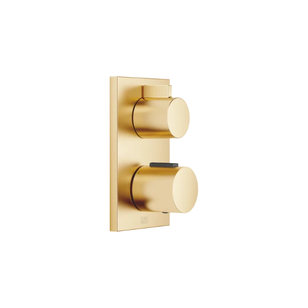 DORNBRACHT IMO Thermostat à encastrer avec réglage de débit et robinet d'arrêt intégré laiton brossé