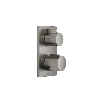 DORNBRACHT IMO Thermostat à encastrer avec réglage de débit et inverseur 2 voies intégré Dark Platinum matt