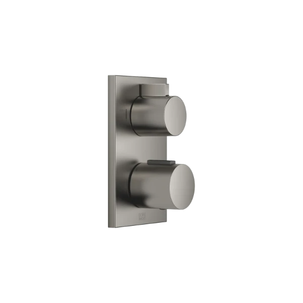 DORNBRACHT IMO Thermostat à encastrer avec réglage de débit et inverseur 2 voies intégré Dark Platinum matt