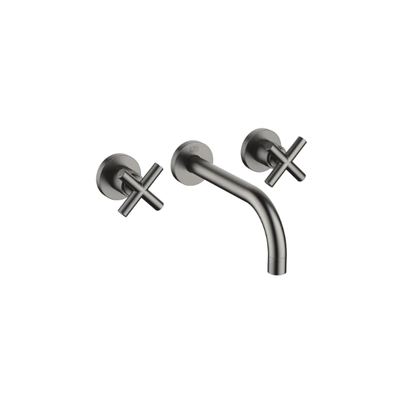 DORNBRACHT Tara Robinetterie murale pour lavabo sans garniture d’écoulement Dark Platinum matt