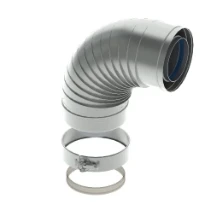COURBE DRU 150 X 100 aluminium nervuré