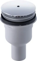 Duravit bonde receveur chrome diametre 90 sortie verticale