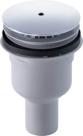 Duravit bonde receveur chrome diametre 90 sortie verticale