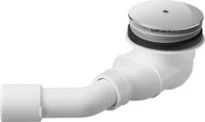 Duravit D-Code vidage pour tub de douche Dia. 90 MM,évacuation horizontale,chromé