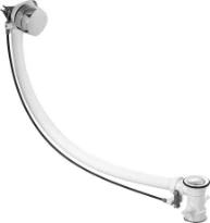 Duravit plus-value vidage cable +tp + syst. remplissage volant quadroval chromé