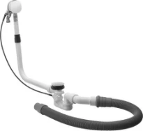 Duravit plus-value vidage cable +tp + syst. remplissage volant quadroval chromé