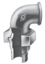 Atusa Galva raccord fileté coudé 90° MF 1/4" , nr98