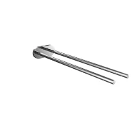 EMCO Round porte-serviettes, 2 bras, fixe, chromé