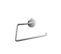 Emco Round handdoekring, scharnierbaar, 224mm, chroom