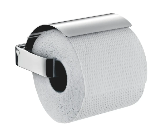 Emco Loft, toiletrolhouder met klep, chroom