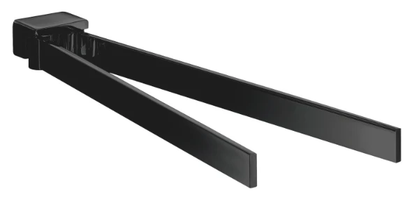 EMCO Loft, porte-serviettes, 2 parties pivotables 310mm, noir