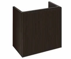 Detremmerie Wood onderkast met 1 deur links 400 x 195 x 500 mm - push to open - Lichte Eik