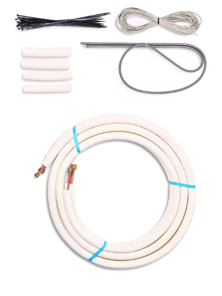 Vaillant aroTHERM dubbele koelmiddelleidingen 1/4 x 1/2 (rollengte 10m) - met modbus kabel - prijs per rol