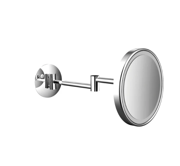 EMCO miroir de rasage, LED, 2 couleurs, Ø 203mm, 2 bras, grossissement 3, chr