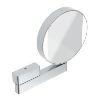 EMCO miroir de rasage, LED, Ø 202mm, 1 bras, grossissement 3 et 7, chr