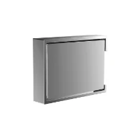 EMCO Liaison, toiletrolhouder met klep, chroom (S1800)
