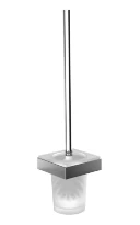 EMCO WSS Liaison, porte-brosse, verre de cristal satiné, chromé