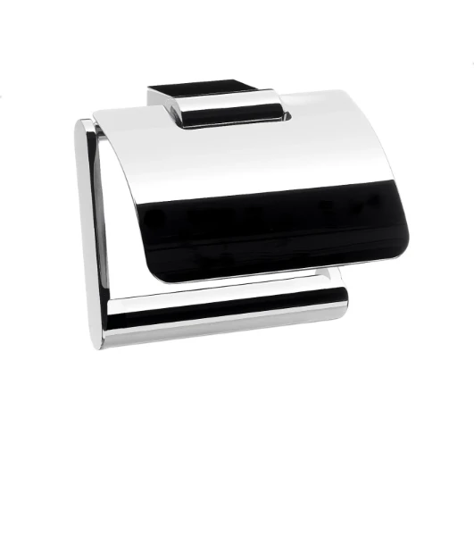 Emco System 2 toiletrolhouder met klep, chroom