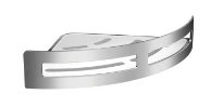 EMCO System2, panier en coin, insert plastique amovible, 180x180mm, chr