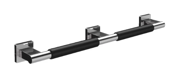 EMCO System2, handgreep, ommanteling zwart, 665mm, chroom