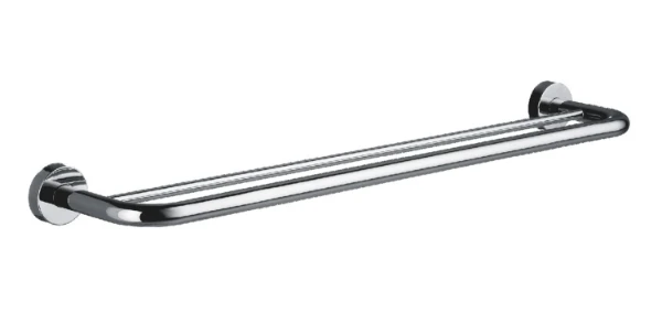 Emco Rondo 2 dubbele handdoekhouder, 600mm, chroom