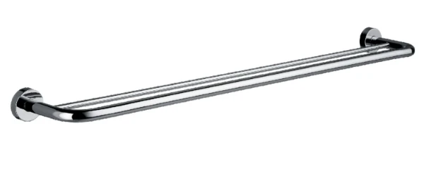 Emco Rondo 2 dubbele handdoekhouder, 800mm, chroom