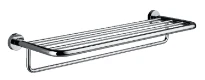 EMCO Rondo2, handdoeklegger met handdoekstang, 600mm, chroom