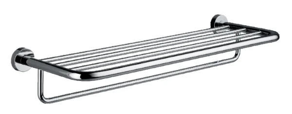 EMCO Rondo2, handdoeklegger met handdoekstang, 600mm, chroom