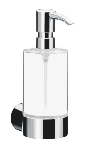 EMCO Fino, zeepdispenser, glas helder (op de houder), pomp kunststof, chr