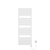 Procasa Sahara radiateur sèche-serviette électrique 1520x550mm - 800W - thermostat inclus - RAL 9016 blanc signalisation mat