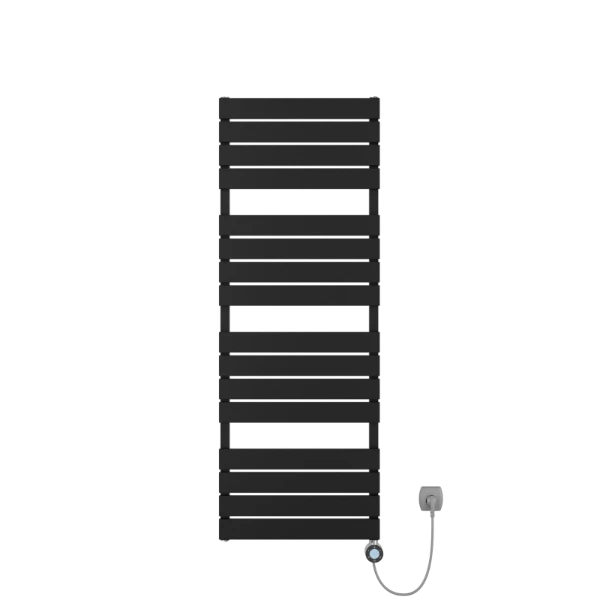 Procasa Sahara radiateur sèche-serviette électrique 1520x550mm - 800W - thermostat inclus - noir mat