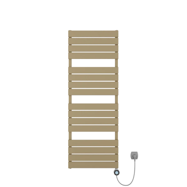 Procasa Sahara radiateur sèche-serviette électrique 1120x550mm - 600W - thermostat inclus - sable mat