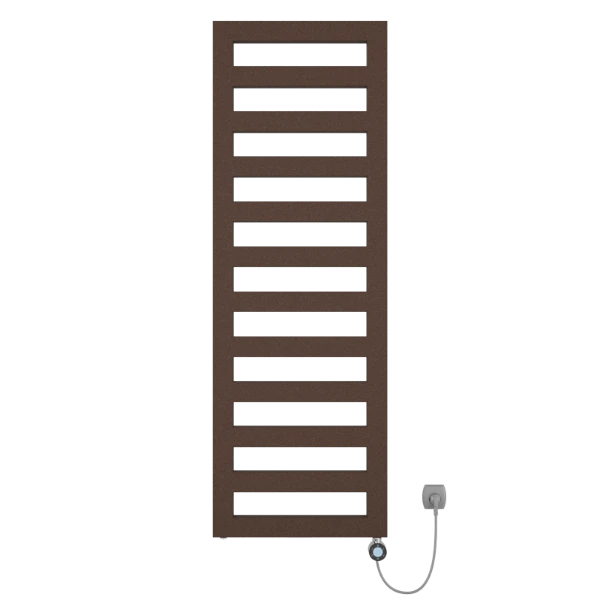 Procasa Sinaï radiateur sèche-serviette électrique 1155x500mm - 600W - thermostat inclus - brun mat