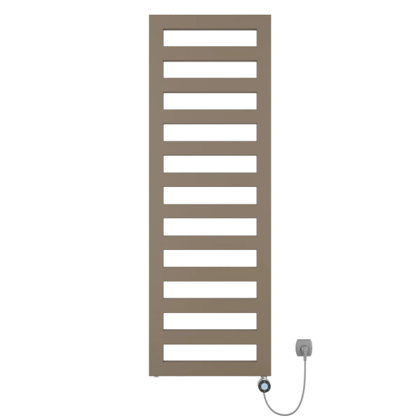 Procasa Sinaï radiateur sèche-serviette électrique 1155x500mm - 600W - thermostat inclus - taupe mat