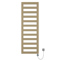 Procasa Sinaï radiateur sèche-serviette électrique 1155x500mm - 600W - thermostat inclus - sable mat