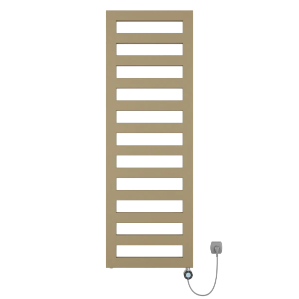 Procasa Sinaï radiateur sèche-serviette électrique 1155x500mm - 600W - thermostat inclus - sable mat