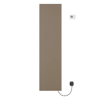 Procasa Savanne radiateur sèche-serviette électrique 1765x456mm - 600W - thermostat inclus - taupe mat