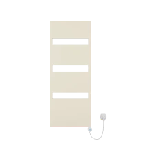 Procasa Kalahari radiateur sèche-serviette électrique 1543x605mm - 600W - thermostat inclus - beige mat