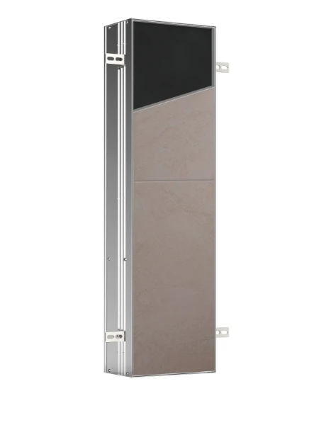 EMCO Kastmodule plus, inb, LED, stopcontact, 2 planchetten, deur R/L, 900mm