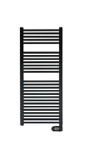 Zehnder Aura radiateur électrique 1226 x 500 mm - 750 Watt - RAL 9005 noir