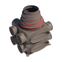 Ubbink Air Excellent DBOX206 V180VE 12 connections 125-200 mm