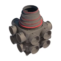 Ubbink Air Excellent DBOX206 V180VE 16 connections 125-200 mm