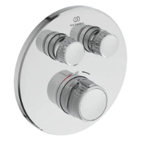 Ideal Standard Ceratherm Navigo T set de finition pour robinet thermostatique bain encastré rond - chromé