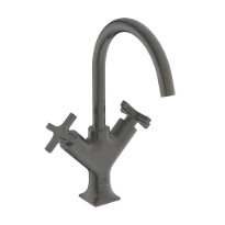 Ideal Standard Joy Neo rob lavabo sans trop plein en metal 5l/min poignée en croix Brushed Gun metal