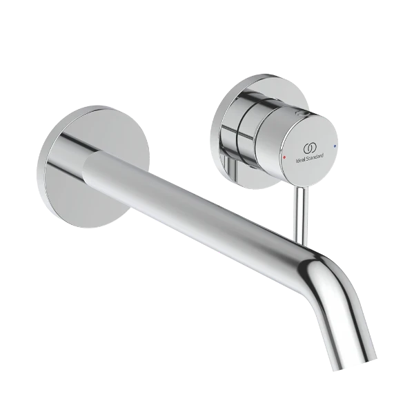 Ideal Standard Ceraline Nuovo mitigeur mural (kit 2 partie apparente), bec 220 mm, pour kit 1 partie encastrée (a1313nu) Chromé