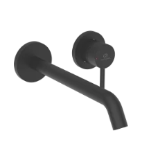 Ideal Standard Ceraline Nuovo mitigeur mural (kit 2 partie apparente), bec 220 mm, pour kit 1 partie encastrée (a1313nu) silk black