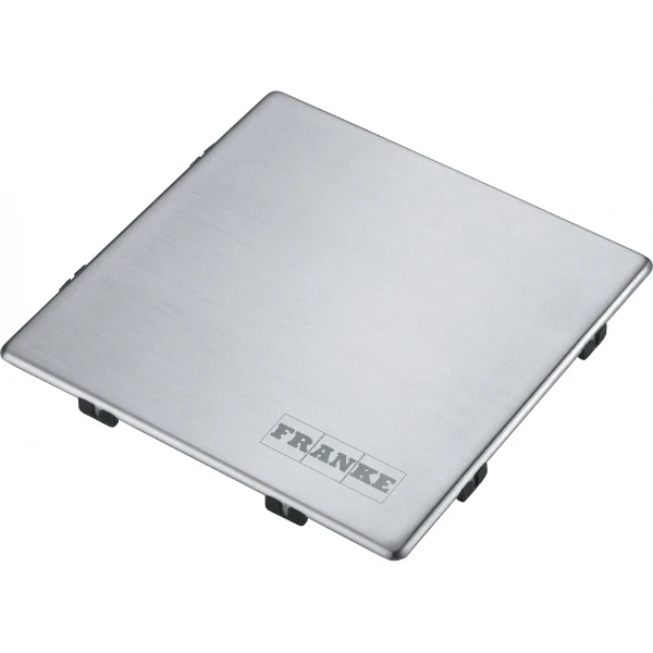 Franke WSS SdE cache-bonde carré 125x125 protect. Inox