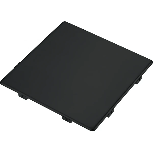 Franke WSS Vierkante afdekplaat 125x125mm mat - zwart