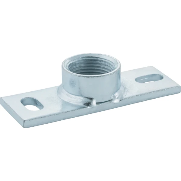 Geberit PE galva bevestigingsplaat 120 x 40 mm - met draadmof 3/4